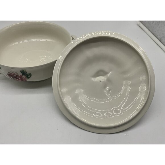Villeroy & Boch Bouquet Covered Serving Bowl Vintage Serve Ware Bakeware 8 Inch - Picture 16 of 16